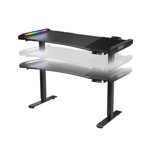 MESA GAMER COUGAR E - MARS 150 • ESCRITORIO ELÉCTRICO AJUSTABLE • ILUMINACIÓN ARGB • COLOR NEGRO • PN 3M1503SB0002 3M1503SB.0002 - SMART BUSINESS