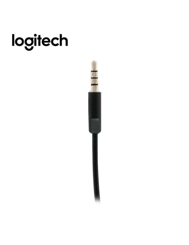 MIC/HEADPH LOGITECH AURICULAR H - 111, CON MICROFONO, CONEXION A CABLE, CONTROL DE VOLUMEN, ALMOHADILLAS SUAVES, COLOR PLATA (981 - 000612) 981-000612 - SMART BUSINESS