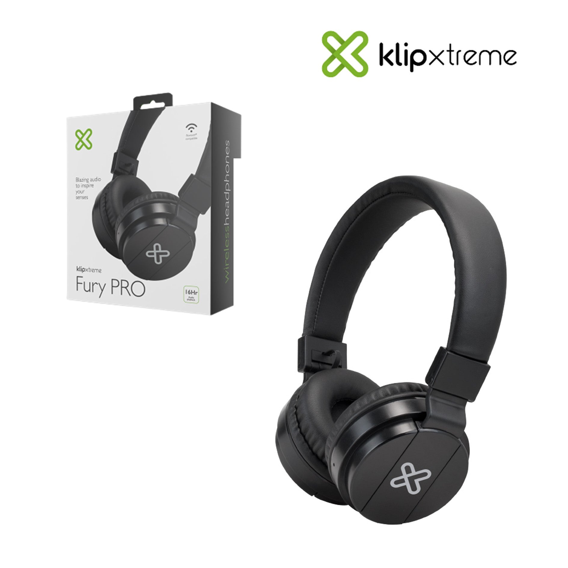 MICRÓFONO CON AUDÍFONO KLIP XTREME KWH - 001BK – INALÁMBRICO, BLUETOOTH, ESTÉREO, NEGRO KWH-001BK - SMART BUSINESS