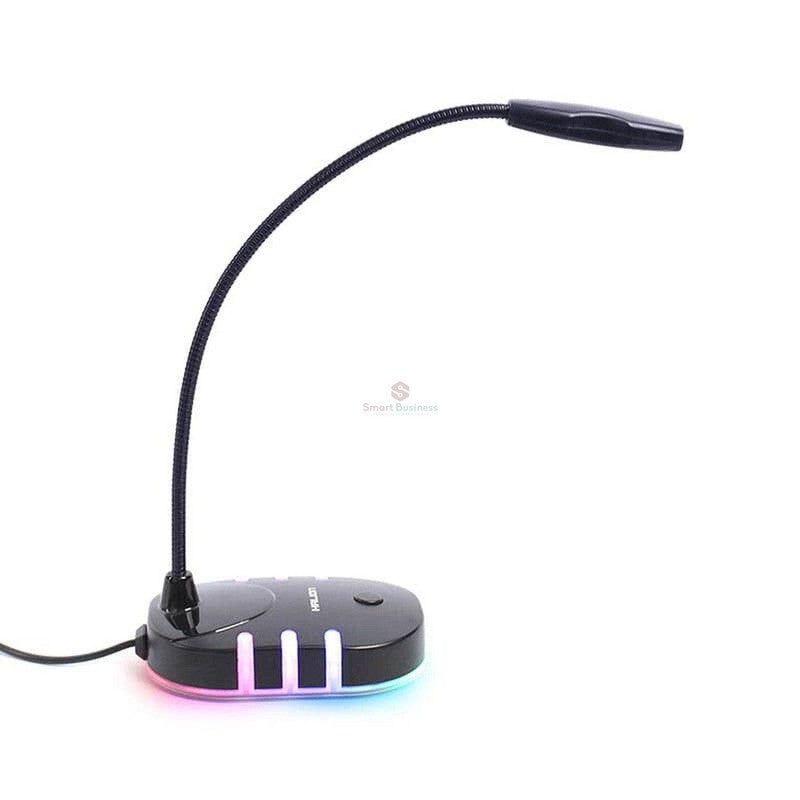 Micrófono Gamer Pedestal Halion Ha-Tm200 Rgb - SMART BUSINESS