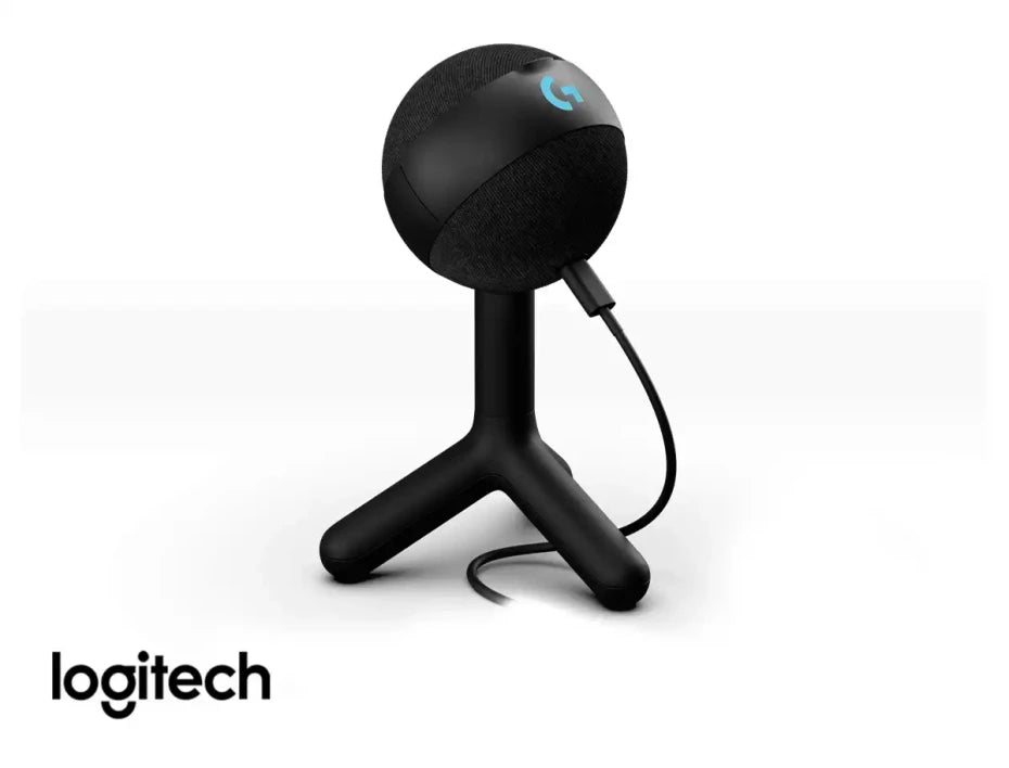 MICRÓFONO LOGITECH G YETI ORB 988 - 000550 – STREAMING GAMER, CARDIOIDE, CON CABLE, RGB, AUDIO PREMIUM 988-000550 - SMART BUSINESS