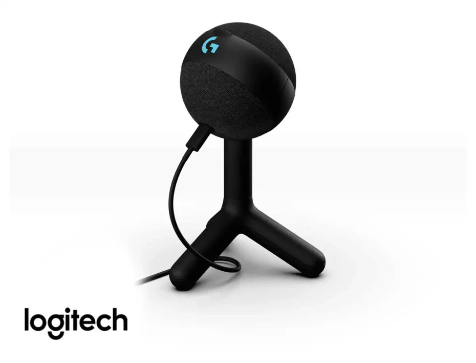 MICRÓFONO LOGITECH G YETI ORB 988 - 000550 – STREAMING GAMER, CARDIOIDE, CON CABLE, RGB, AUDIO PREMIUM 988-000550 - SMART BUSINESS