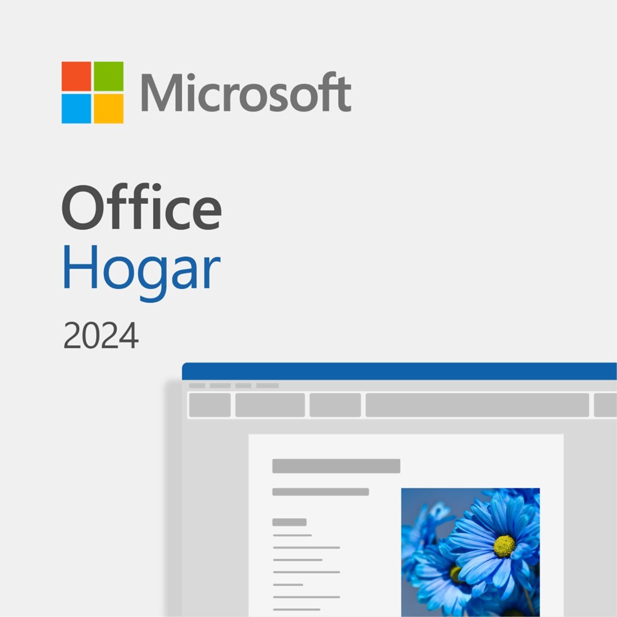 Microsoft Office Hogar 2024 licencia digital para 1 PC o Mac