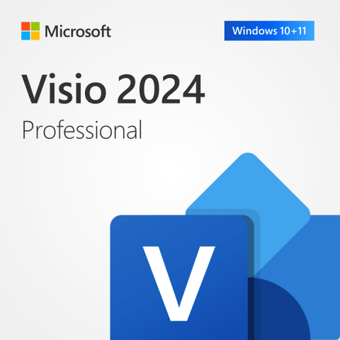 MICROSOFT VISIO PROFESSIONAL 2024 ALL LANGUAGES 1 LICENSE EP2-07111 - SMART BUSINESS