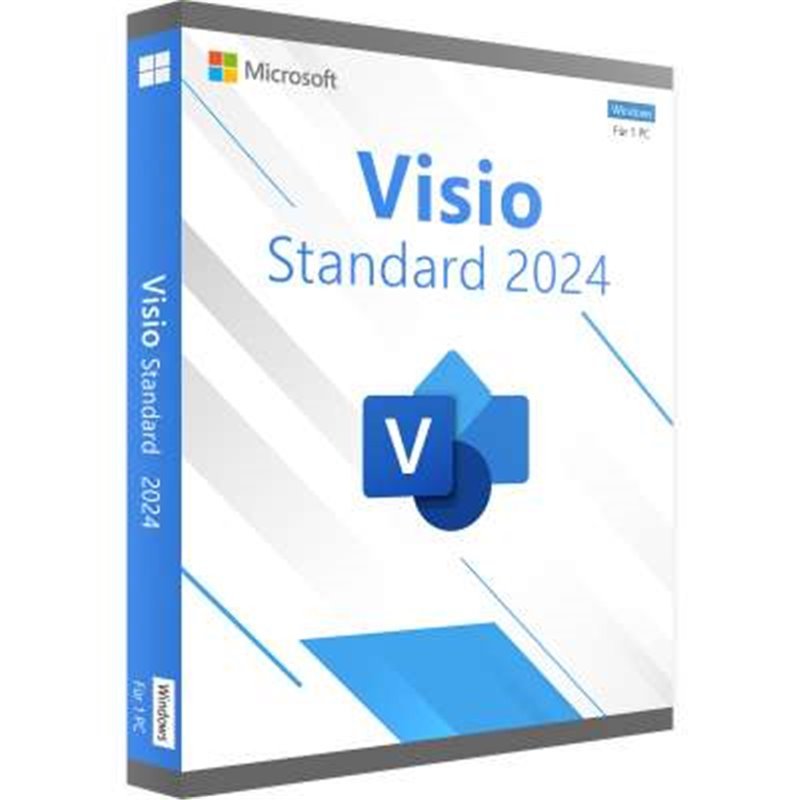 MICROSOFT VISIO STANDARD 2024, 1 PC, WIN/MAC - ESD - EP2 - 07167 EP2-07167 - SMART BUSINESS