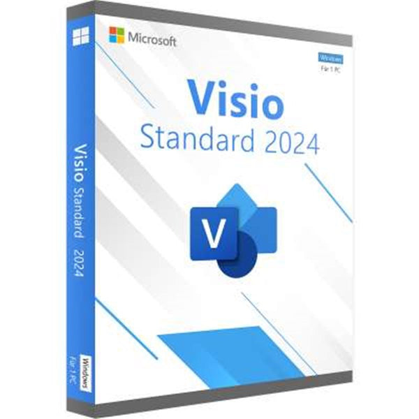 Microsoft Visio Standard 2024, 1 PC, WIN/MAC - ESD - EP2-07167 - SMART BUSINESS