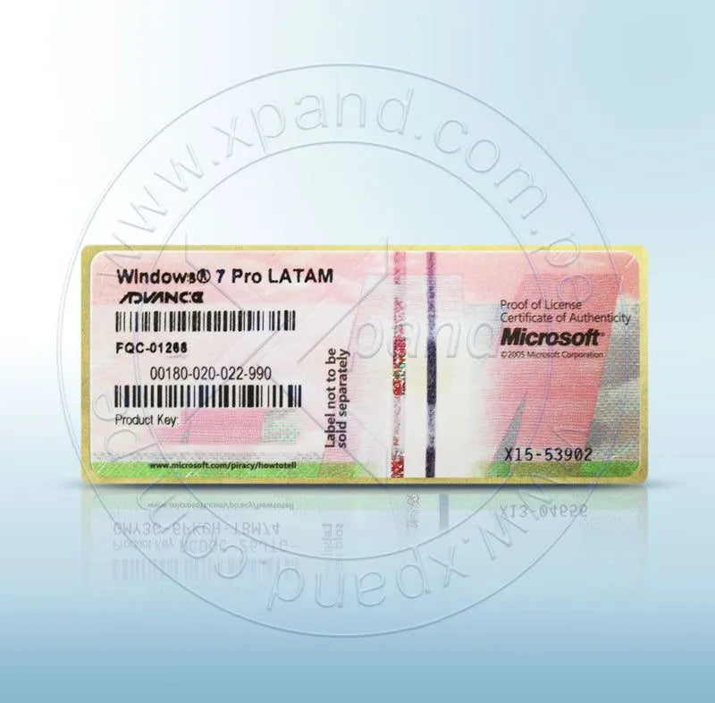 Microsoft Windows 7 Pro Latam Advance (Fqc-01268) - SMART BUSINESS