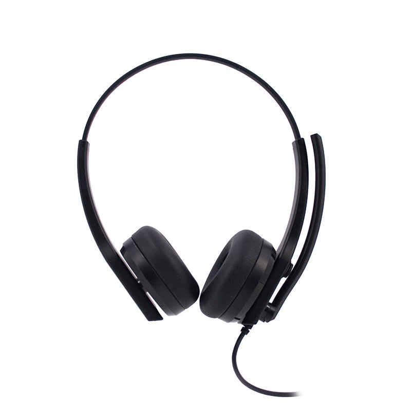 AUDÍFONO CON CABLE TEROS TE-8039CS, CONEXIÓN USB, COLOR NEGRO, MICRÓFONO INTEGRADO, IDEAL PARA VIDEOLLAMADAS, CLASES VIRTUALES Y OFICINA