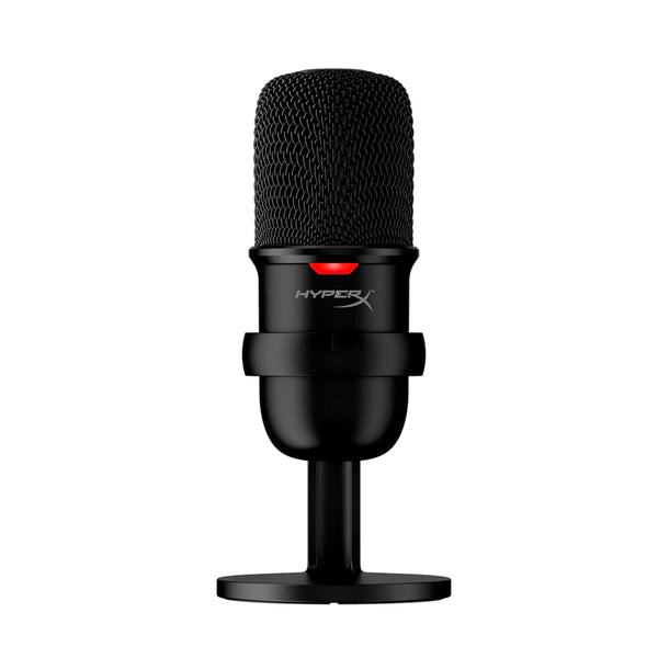 MICROFONO HYPERX SOLOCAST, GRABACIÓN DE AUDIO PLUG N PLAY, SOPORTE FLEXIBLE Y AJUSTABLE, CONEXION USB, COLOR NEGRO (4P5P8AA)