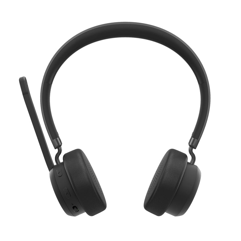 LENOVO WIRELESS STEREO HEADSET (4XD1Q30302) – BLUETOOTH 5.3 MULTIPUNTO, 3 MIC SUPRESIÓN DE RUIDO, 31 H TALK / 60 H MÚSICA, LIVIANO CON ALMOHADILLAS INTERCAMBIABLES