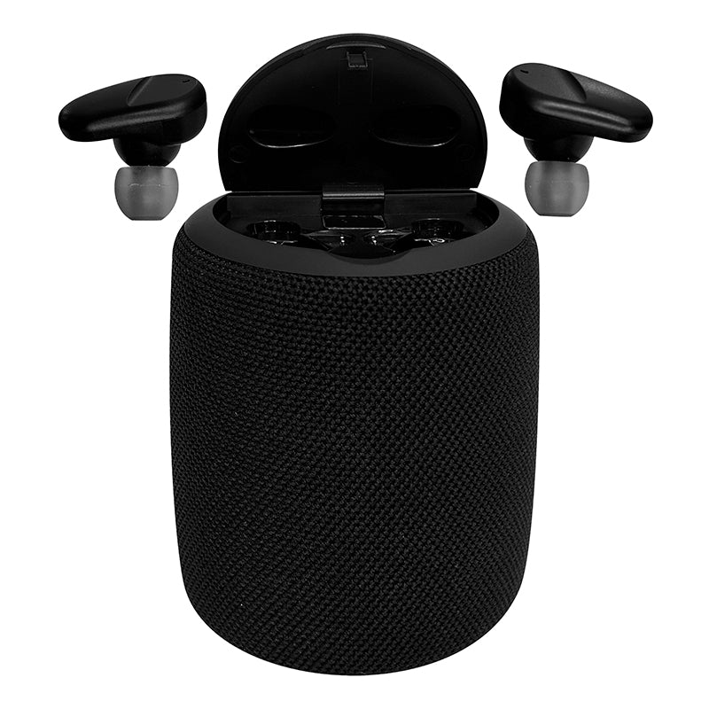 PARLANTE Y AUDÍFONO 2 EN 1 TEROS, TE-6033N, BLUETOOTH, 5W, 1200MAH, NEGRO