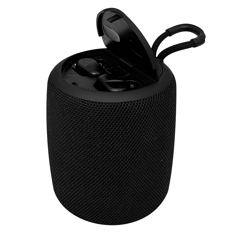 PARLANTE Y AUDÍFONO 2 EN 1 TEROS, TE-6033N, BLUETOOTH, 5W, 1200MAH, NEGRO