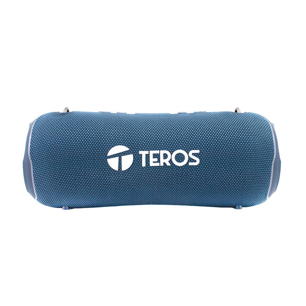 PARLANTE BLUETOOTH TEROS TE-6046B, 40W DE POTENCIA, COLOR AZUL, SONIDO ESTÉREO, RECARGABLE, DISEÑO PORTÁTIL, IDEAL PARA FIESTAS, PLAYA Y USO DIARIO