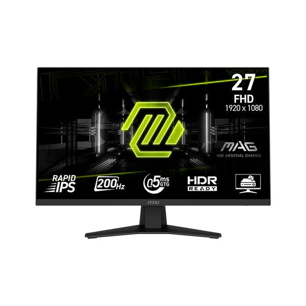 MONITOR GAMER MSI MAG 274F LCD 27", 1920X1080 FULL HD, 200HZ, HDMI/DISPLAYPORT, NEGRO