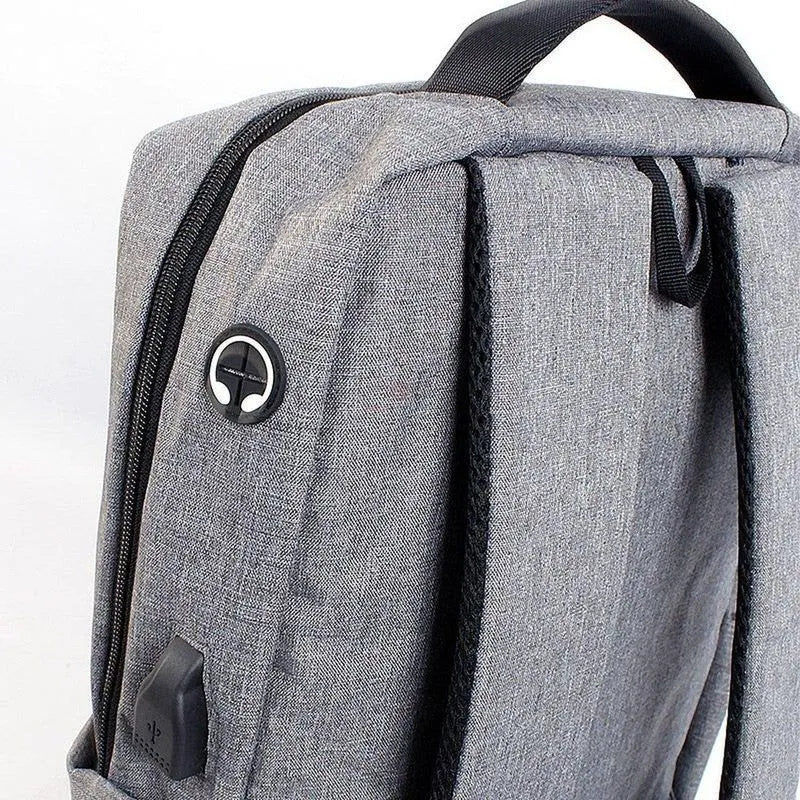 Mochila Para Laptop 15.6 Gris Usb Ba-03 Marvo - SMART BUSINESS