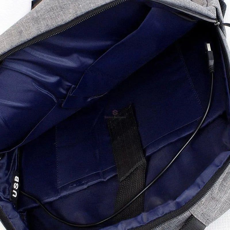 Mochila Para Laptop 15.6 Gris Usb Ba-03 Marvo - SMART BUSINESS