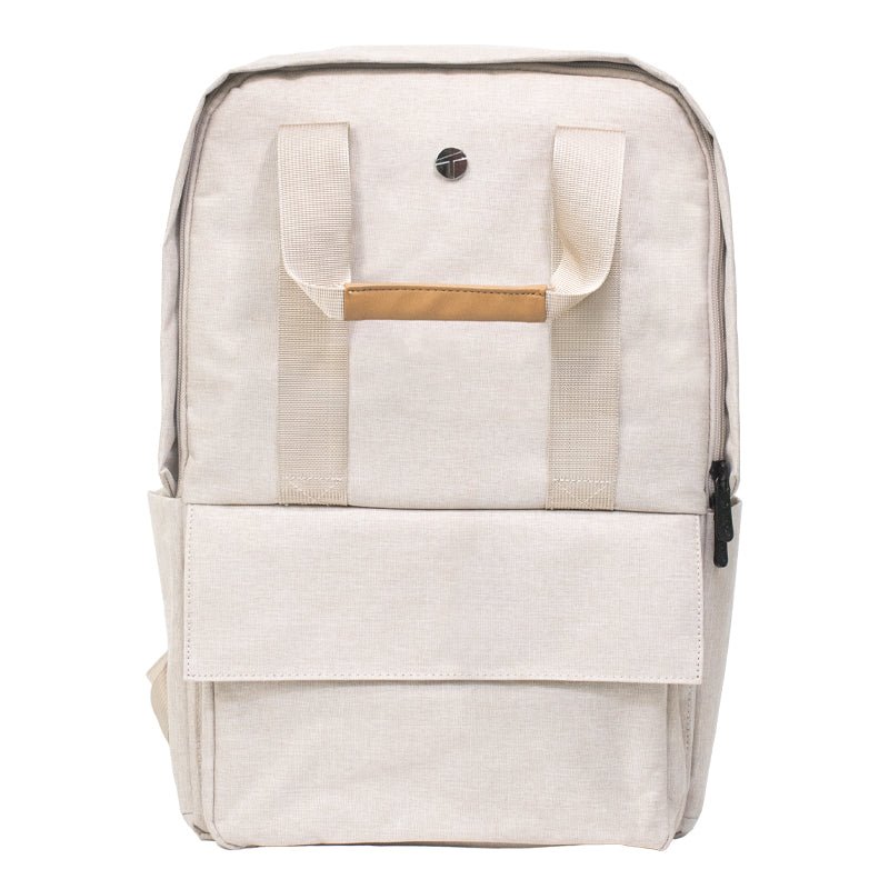 MOCHILA TEROS CITY II BEIGE TE - 9026BG PARA NOTEBOOKS DE HASTA 15.6" CON DISEÑO ERGONÓMICO Y MATERIAL RESISTENTE TE-9026BG - SMART BUSINESS
