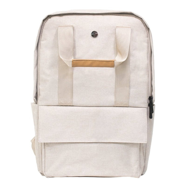 MOCHILA TEROS CITY II BEIGE TE - 9026BG PARA NOTEBOOKS DE HASTA 15.6" CON DISEÑO ERGONÓMICO Y MATERIAL RESISTENTE TE-9026BG - SMART BUSINESS