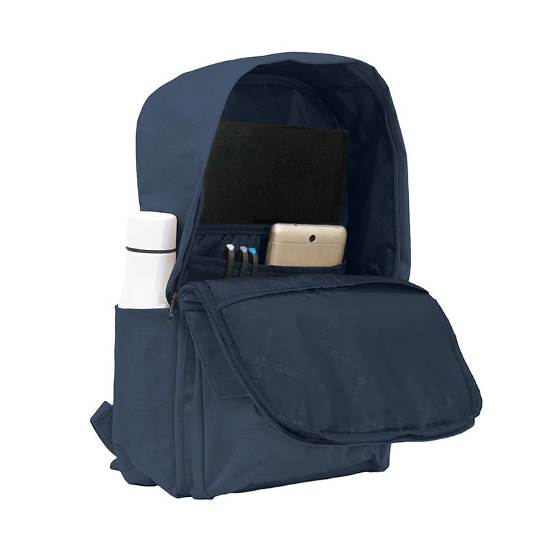 MOCHILA TEROS CITY II BLUE TE - 9027BL PARA NOTEBOOKS HASTA 15.6", DISEÑO ERGONÓMICO Y MATERIAL RESISTENTE TE-9027BL - SMART BUSINESS