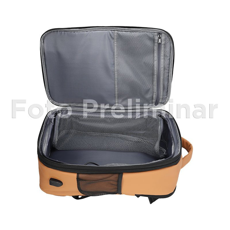 MOCHILA TEROS TE - 9038BW PARA LAPTOP DE HASTA 15.6'', COLOR MARRÓN, ESTILO EJECUTIVO Y RESISTENTE, IDEAL PARA OFICINA, UNIVERSIDAD O VIAJES TE9038BW - SMART BUSINESS