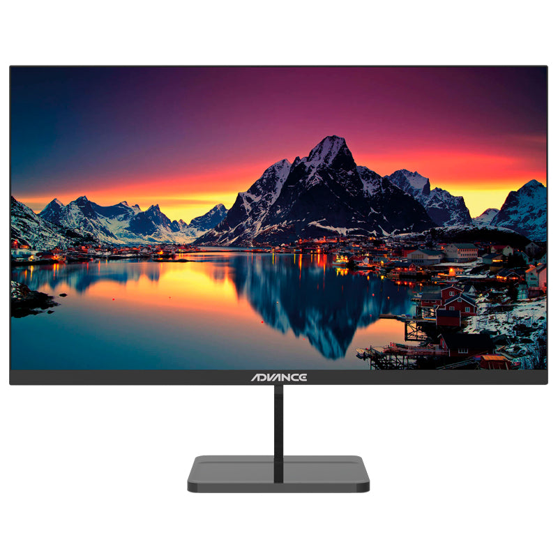 MONITOR IPS DE 21.5" CON CONEXIONES HDMI, DP Y VGA, SPEAKER INTEGRADO - MODELO ADVANCE PLANO ADV-2152S, ALTA CALIDAD VISUAL