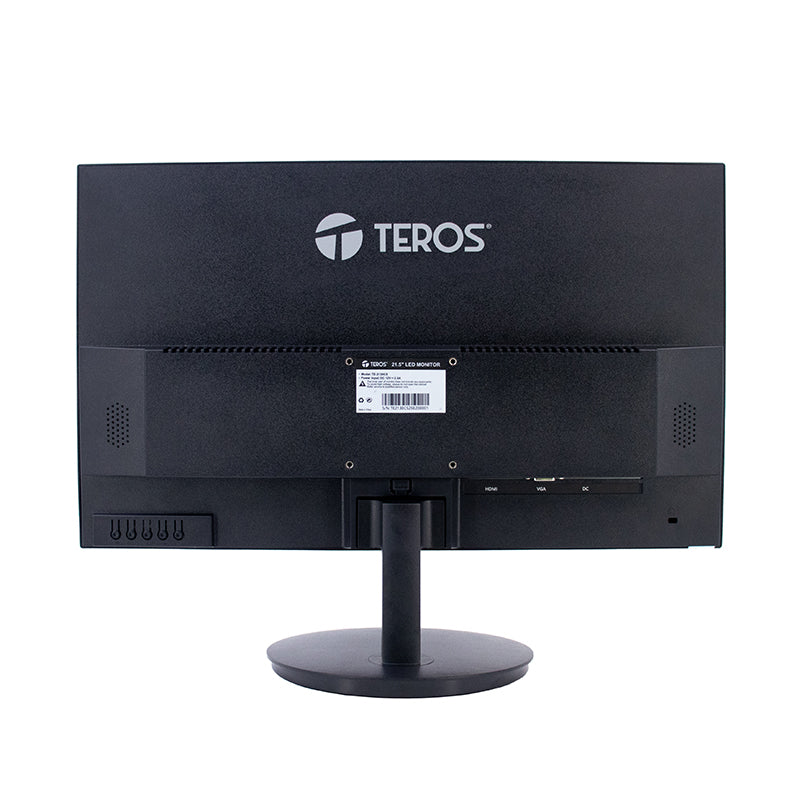 MONITOR TEROS TE-2130CS 21.5'' FHD IPS, ENTRADA HDMI Y VGA, MONTAJE VESA, DISEÑO PLANO Y DELGADO, IMAGEN NÍTIDA PARA OFICINA, ESTUDIO O ENTRETENIMIENTO