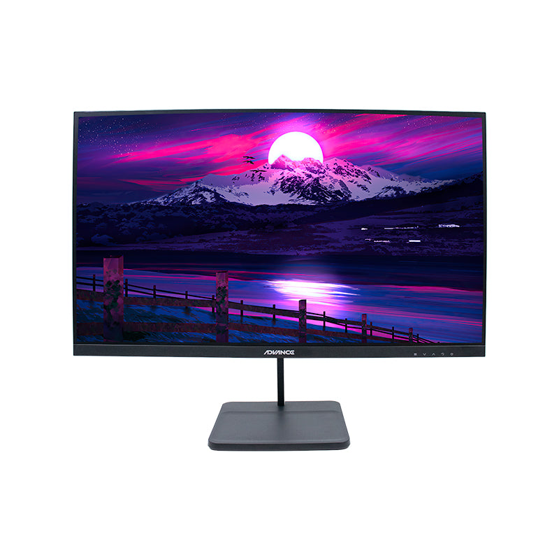 ADVANCE ADV‑2454S – MONITOR PLANO 23.8″ FHD IPS, 144 HZ, 1 MS, SRGB 99 %, HDMI + DISPLAYPORT, FLICKER‑FREE, FREESYNC, BAJO CONSUMO (19 W)