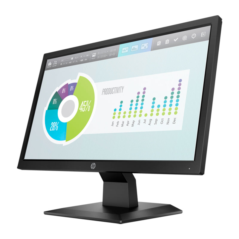 MONITOR HP 19.5 PULGADAS P204 V LED TN PLANO, RESOLUCION 1600X900, VGA HDMI, 60HZ, 5MS (5RD66AA#ABM)