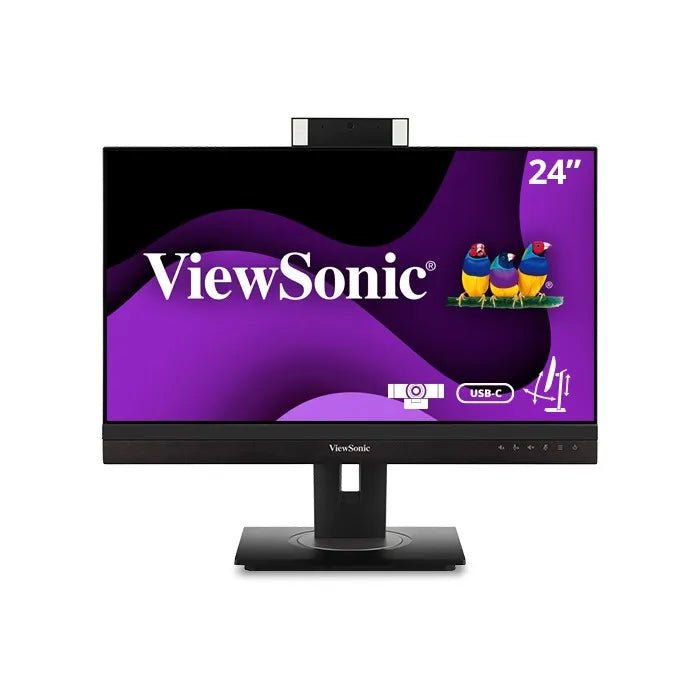 MONITOR 24″ FULL HD CON CÁMARA POP - UP, USB - C 90 W Y BASE ERGONÓMICA – IDEAL PARA VIDEOCONFERENCIAS Y TRABAJO PRODUCTIVO BB-VG2456V - SMART BUSINESS