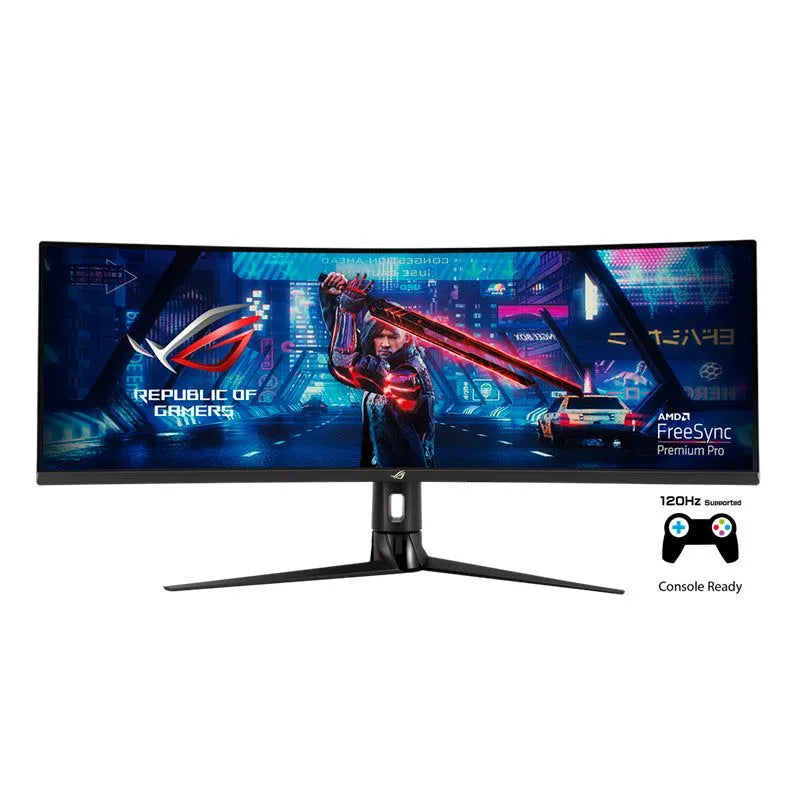 Monitor Asus Rog Strix Xg49Vq Super Ultra-Wide Hdr 49" (3840X1080) Va, Curvo, 32:9, 144Hz - SMART BUSINESS