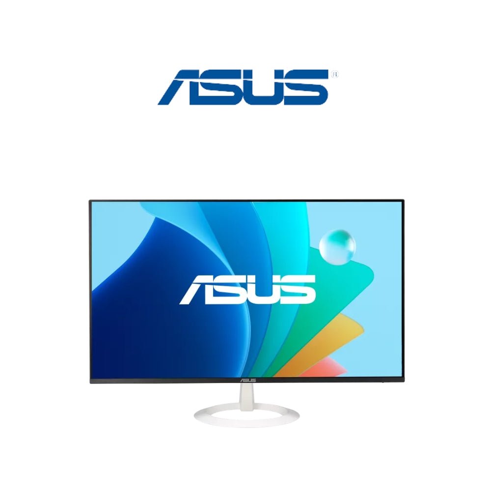 Monitor Asus VZ24EHF - W 23.8″ Full HD IPS – Pantalla Ultra delgada 100Hz, 1ms MPRT, HDMI, Tecnología Eye Care, Marco Blanco, Ideal para Oficina y Entretenimiento VZ24EHF-W WT - SMART BUSINESS