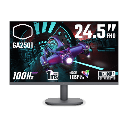MONITOR COOLER MASTER 24.5" FHD 100HZ IPS US POWER CORD CMI - GA2501 - US CMI-GA2501-US - SMART BUSINESS