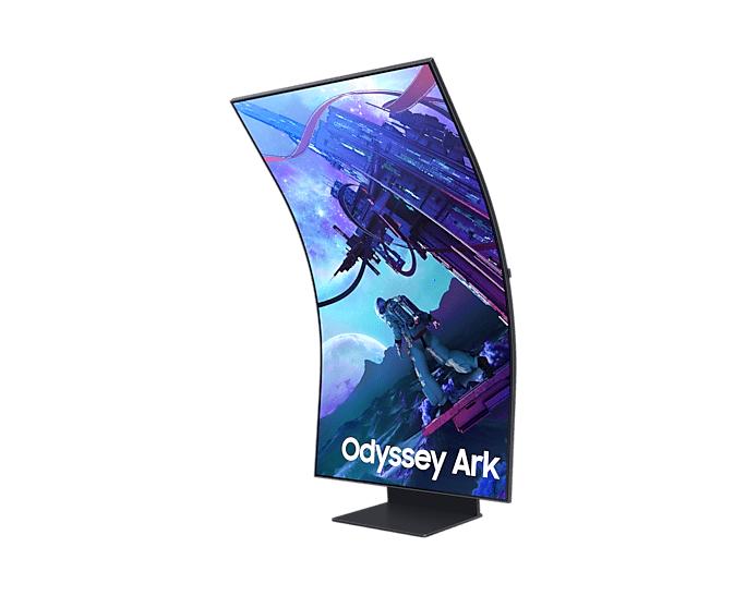 MONITOR GAMER CURVO SAMSUNG ODYSSEY ARK 2ND GEN 55" 4K UHD, QUANTUM MINI - LED, 165HZ, 1MS, FREESYNC PREMIUM PRO LS55CG97WNLXPE-OS - SMART BUSINESS