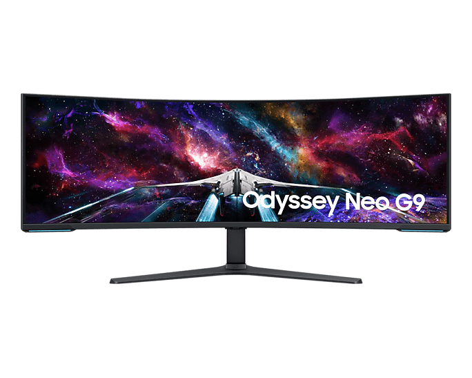 MONITOR GAMER CURVO SAMSUNG ODYSSEY NEO G9 57" DUAL UHD (7680X2160), QUANTUM MINI - LED, 240HZ, 1MS, FREESYNC PREMIUM PRO LS57CG950NNXZA-OS - SMART BUSINESS