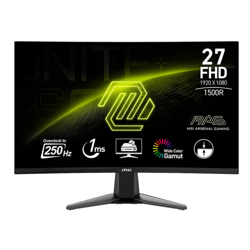 MONITOR GAMING CURVO MSI MAG 27C6X, 27" FHD, 250HZ, 1MS MAG 27C6X - SMART BUSINESS