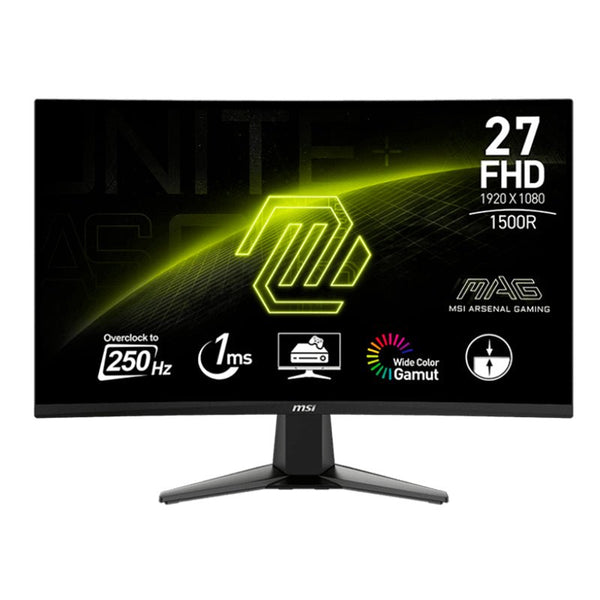 MONITOR GAMING CURVO MSI MAG 27C6X, 27" FHD, 250HZ, 1MS MAG 27C6X - SMART BUSINESS