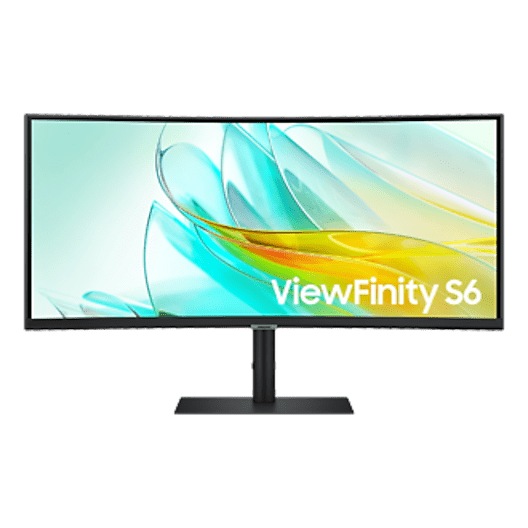MONITOR GAMING SAMSUNG VIEWFINITY S6 LS34C650UALXPE 34" UWQHD CURVO 21:9 VA 100HZ FREESYNC HDMI DISPLAYPORT USB KVM LS34C650UALXPE - SMART BUSINESS