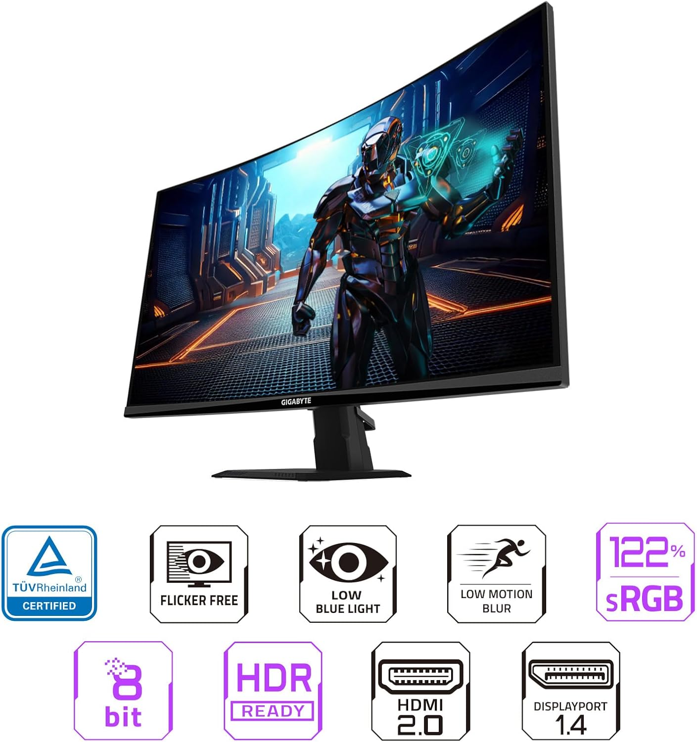 MONITOR GIGABYTE 27 GB GS27QCA 2K 1MS 180HZ GS27QCA - SMART BUSINESS