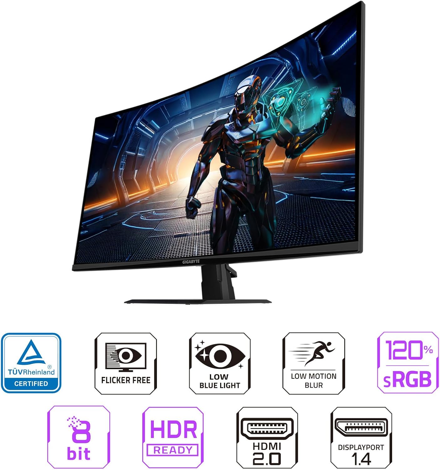 MONITOR GIGABYTE 32GB GS32QCA 2K 1MS 180HZ GS32QCA - SMART BUSINESS