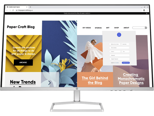 MONITOR HP S5 532SF FHD 24 PULGADAS 1080P 94F50AAABA AJUSTE ERGONÓMICO HDMI VESA 94F50AAABA - SMART BUSINESS