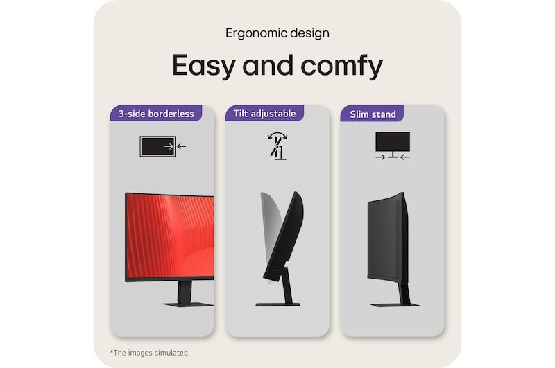 Monitor LCD LG 24U421A - B 24" Class Full HD Pantalla curva - 16:9 - Negro - 60.5cm (23.8") Viewable - Vertical Alignment (VA) - 1920 x 1080 - 16,7 Millones de colores - 250cd/m² 24U421A-B - SMART BUSINESS