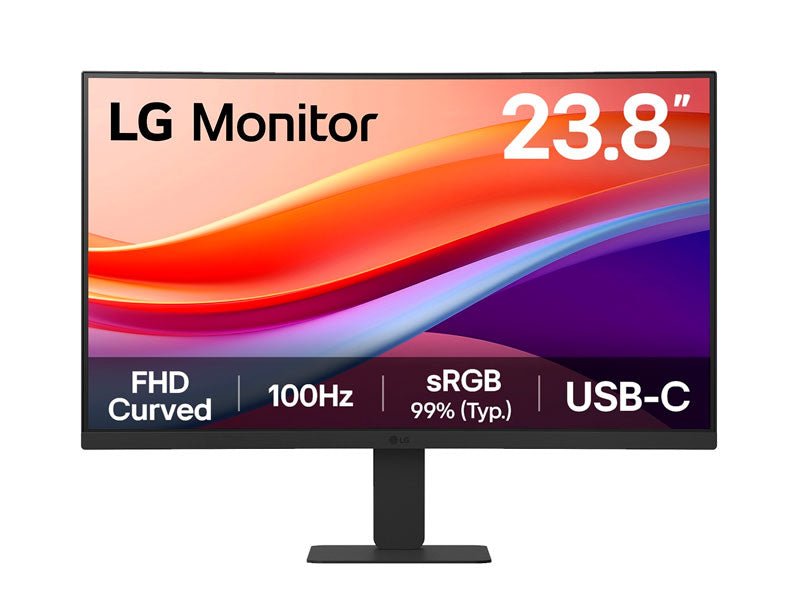 Monitor LCD LG 24U421A - B 24" Class Full HD Pantalla curva - 16:9 - Negro - 60.5cm (23.8") Viewable - Vertical Alignment (VA) - 1920 x 1080 - 16,7 Millones de colores - 250cd/m² 24U421A-B - SMART BUSINESS