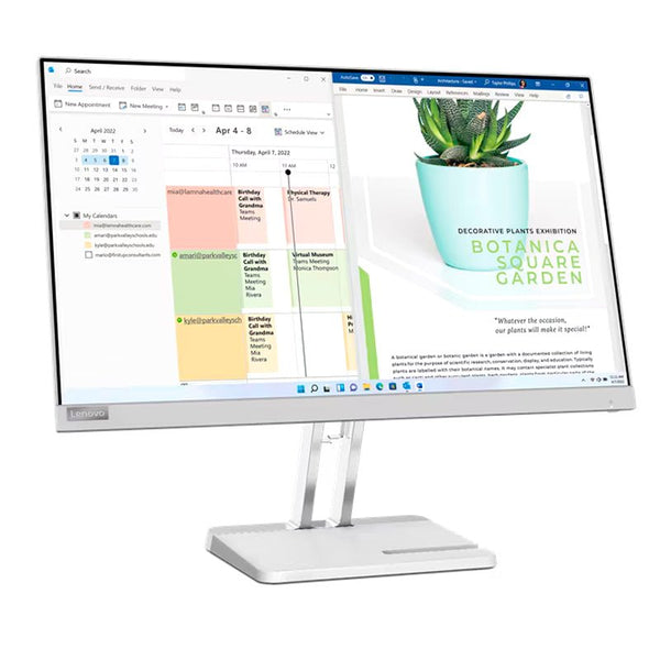 MONITOR LENOVO L24E - 40, 23.8" VA/FHD/WLED/16:9/100HZ/ANTI - GLARE/HDMIX1/VGAX1/COLOR GRIS 67AAKAC3LA - SMART BUSINESS