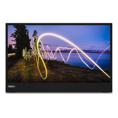 MONITOR LENOVO THINKVISION M15 - 15.6" FULL HD IPS - 1920X1080 - 250 NITS - 6MS - WLED - HUB USB - NEGRO OSCURO 62CAUAR1US - SMART BUSINESS