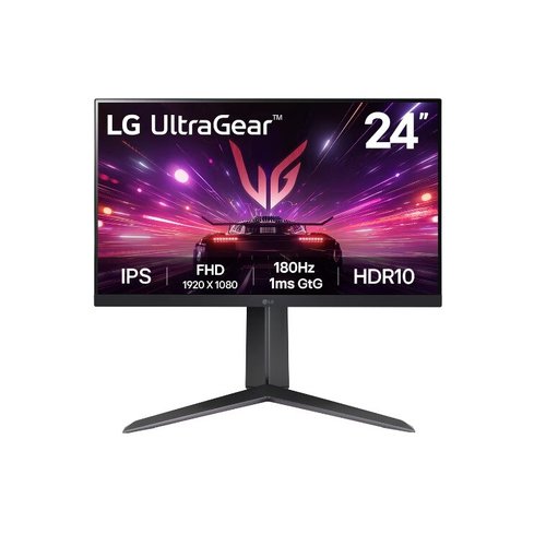 Monitor LG Ultragear 24" FHD IPS para Gaming, 180Hz, HDMI/DP, Tecnología G-SYNC/FreeSync - SMART BUSINESS