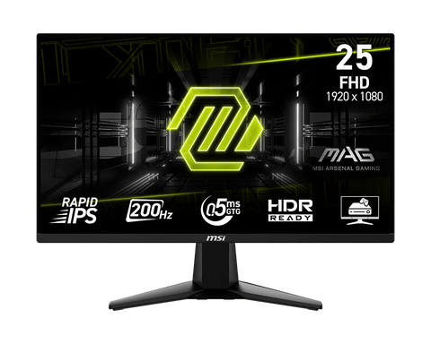 Monitor MSI MAG 255F E20 vista frontal