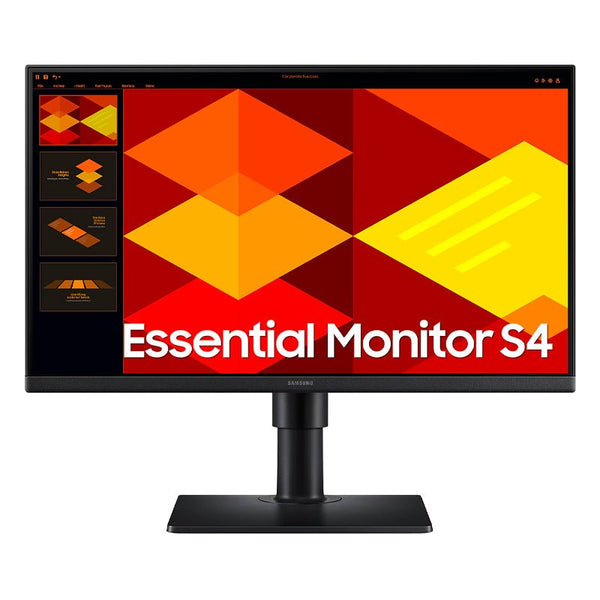 MONITOR PLANO SAMSUNG ESSENTIAL MONITOR S4, 22" FHD IPS, 100HZ, HDMI, DP LS22D400GALXPE - SMART BUSINESS