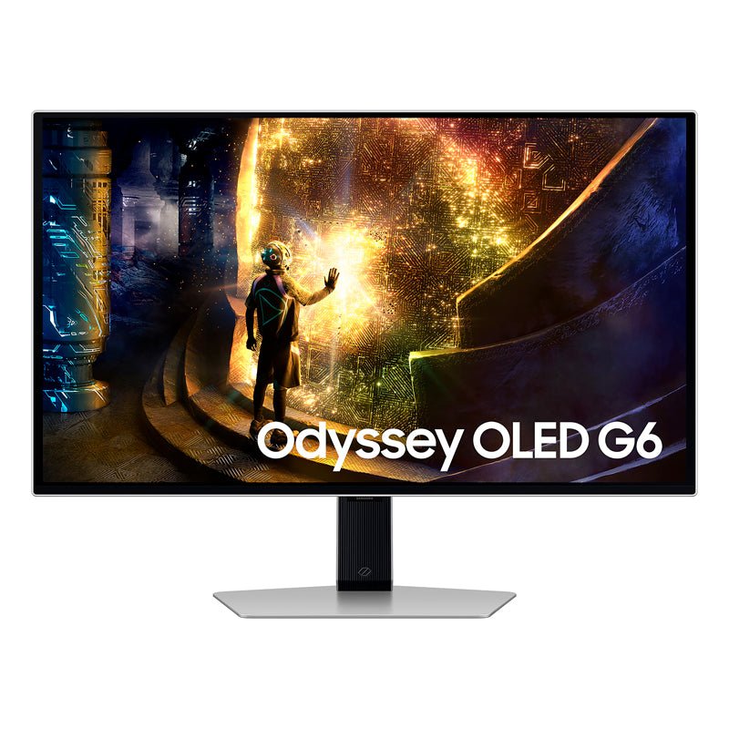 MONITOR SAMSUNG ODYSSEY OLED G6 27" QHD (2560X1440) 240HZ 0.03MS HDR10+ G - SYNC/FREESYNC, HDMI 2.1, DISPLAYPORT 1.4, USB, 3 AÑOS ON - SITE LS27DG612SLXPE-OS - SMART BUSINESS