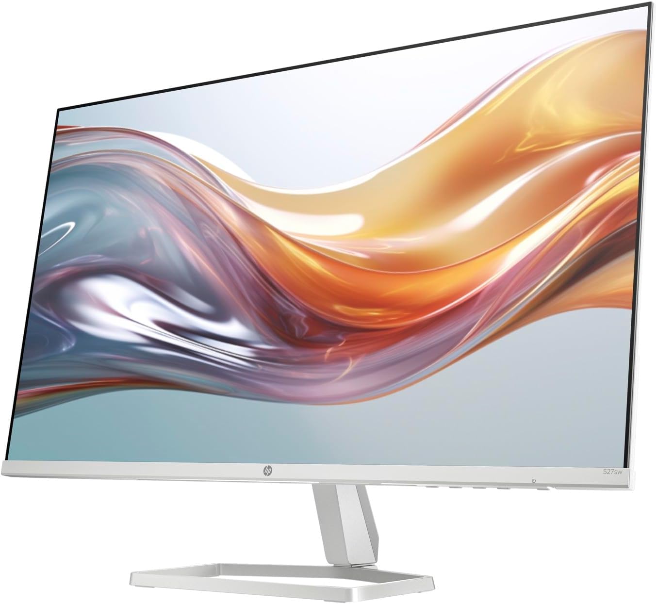 MONITOR SERIE 5 527SW 94F46AA ABA CON BASE DOCZTORM, PANTALLA FHD IPS DE 27 PULGADAS (1920 X 1080), 2 HDMI, 1 VGA, SIN PARPADEO, IDEAL PARA EL HOGAR Y NEGOCIOS, BLANCO/PLATEADOM 94F46AAABA - SMART BUSINESS