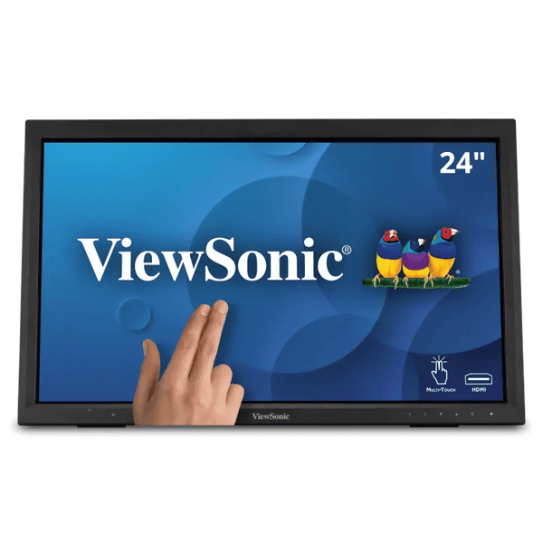 Monitor Táctil ViewSonnic TD2423d, 24" FHD, MVA, 1920x1080, HDMI, VGA y DP TD2423D - SMART BUSINESS